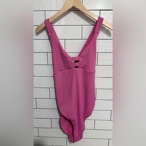 Roxy ribbed pink One Piece Swimsuit XL